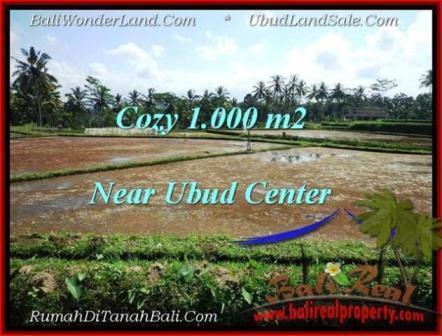 DIJUAL TANAH MURAH di UBUD 1,000 m2 di Sentral Ubud