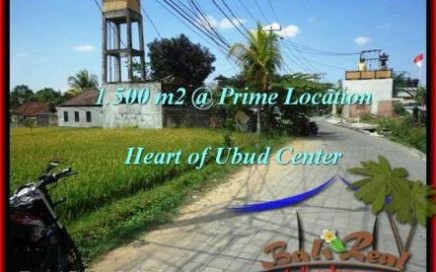 DIJUAL TANAH di UBUD BALI 1,500 m2 di Sentral Ubud