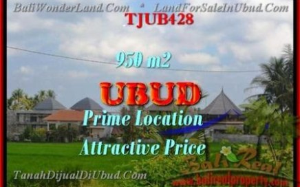 DIJUAL TANAH MURAH di UBUD 950 m2 di Sentral Ubud