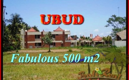 TANAH JUAL MURAH UBUD BALI 500 m2 View sawah gunung link villa