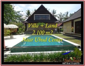 JUAL MURAH TANAH di UBUD BALI 2,190 m2  View sawah, kebun, link Villa