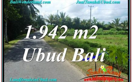 TANAH MURAH di UBUD BALI 1,942 m2 di Ubud Pejeng