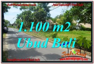 TANAH MURAH JUAL UBUD 1,100 m2 View Sawah, Sungai Kecil, Link. Villa