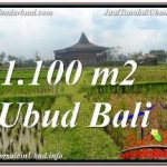 DIJUAL MURAH TANAH di UBUD BALI 1,100 m2 di SENTRAL UBUD