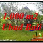 INVESTASI PROPERTI, TANAH di UBUD DIJUAL TJUB680