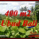 Tanah Murah jual Ubud 400 m2 View sungai dan sawah