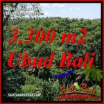 Tanah Murah di Ubud jual 33 Are View sungai, lingkungan Villa, Restoran dan Hotel