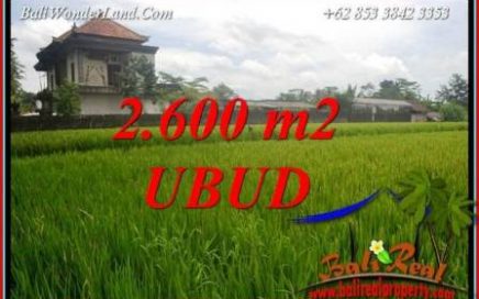 Tanah Murah jual Ubud 26 Are View sawah lingk. villa