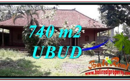 TANAH MURAH JUAL UBUD 740 m2 View Sawah