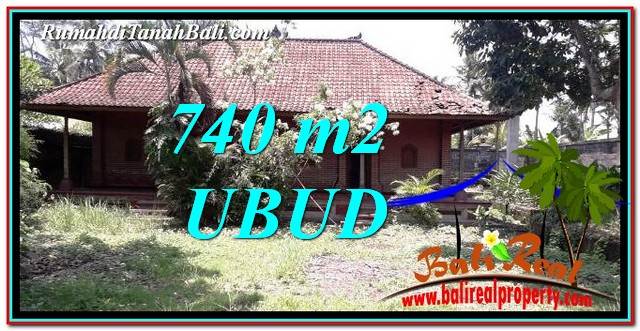 TANAH MURAH JUAL UBUD 740 m2 View Sawah