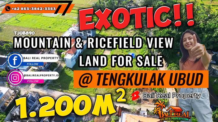 TANAH MURAH di UBUD BALI DIJUAL TJUB890